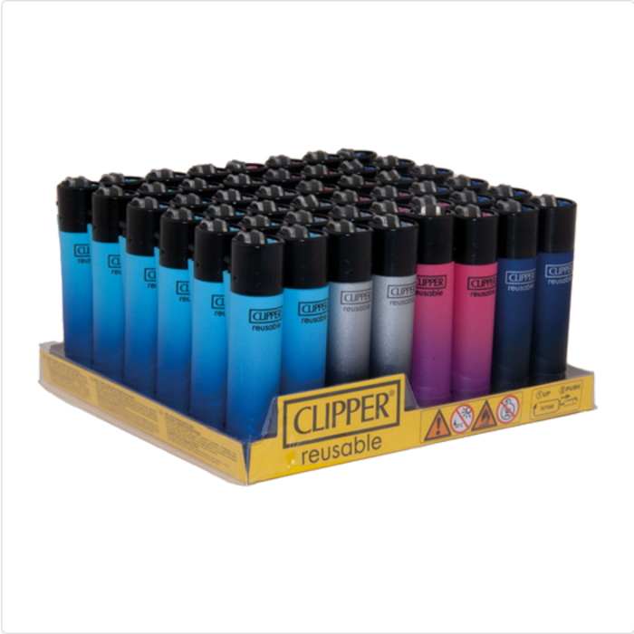 Clipper Clipper Classic Metallic ~ Aanstekers 48 stuks