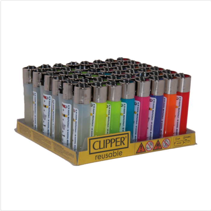 Clipper Clipper Classic Transparant ~ Aanstekers 48 stuks