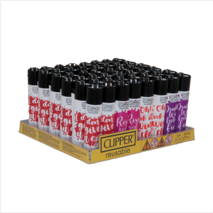 Clipper Clipper Classic Wineabulous ~ Lighters 48 pieces