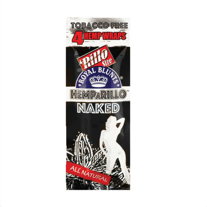 Royal Blunts Royal Blunts Hemparillo - Naked 15 x 4 pieces ~ 100% nicotine & tobacco free