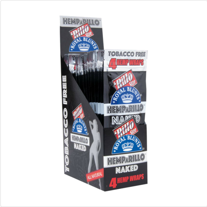 Royal Blunts Royal Blunts Hemparillo - Naked 15 x 4 pieces ~ 100% nicotine & tobacco free