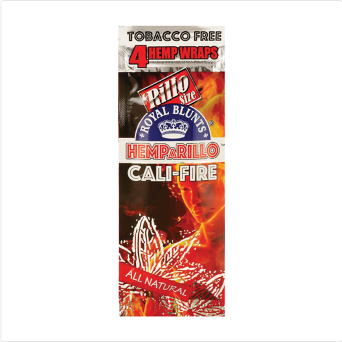 Royal Blunts Royal Blunts Hemparillo - Cali-Fire 15 x 4 stuks ~ 100% nicotine & tabaksvrij