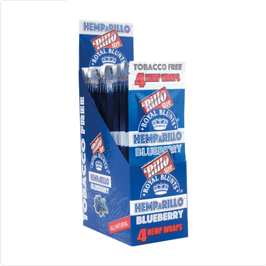 Royal Blunts Royal Blunts Hemparillo - Blueberry 15 x 4 stuks afbeelding
