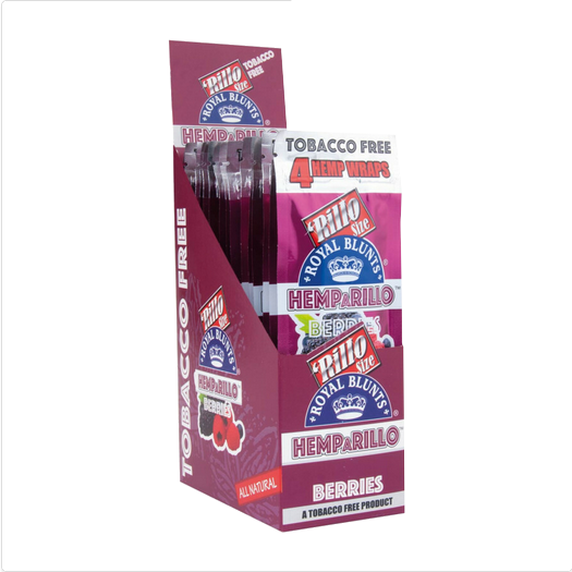 Royal Blunts Royal Blunts Hemparillo - Berries 15 x 4 stuks afbeelding