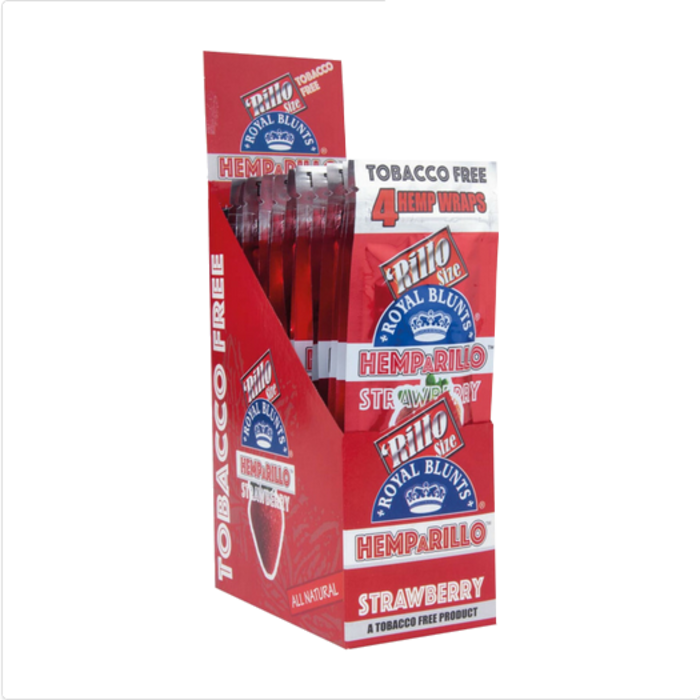 Royal Blunts Royal Blunts Hemparillo - Strawberry 15 x 4 stuks