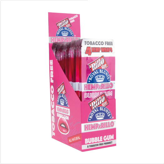 Royal Blunts Royal Blunts Hemparillo - Bubblegum 15 x 4 stuks afbeelding