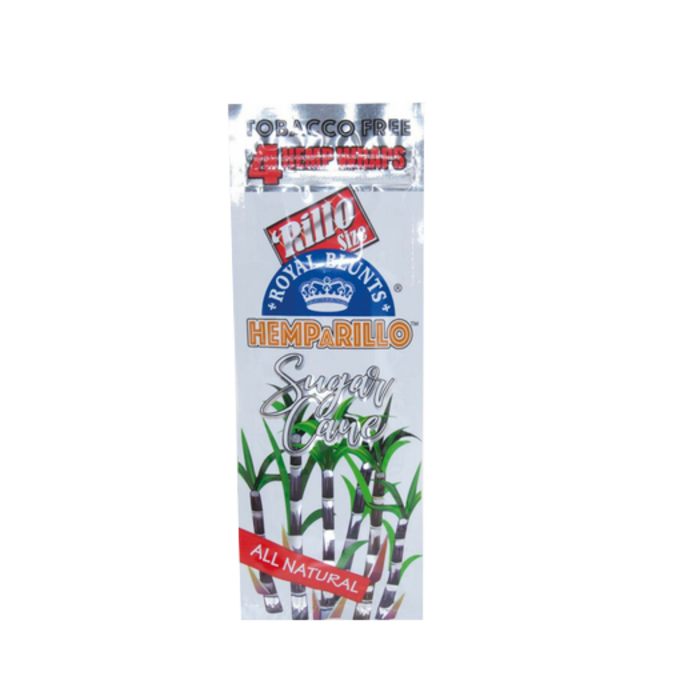 Royal Blunts Royal Blunts Hemparillo - Sugar Cane 15 x 4 stuks ~ 100% nicotine & tabaksvrij