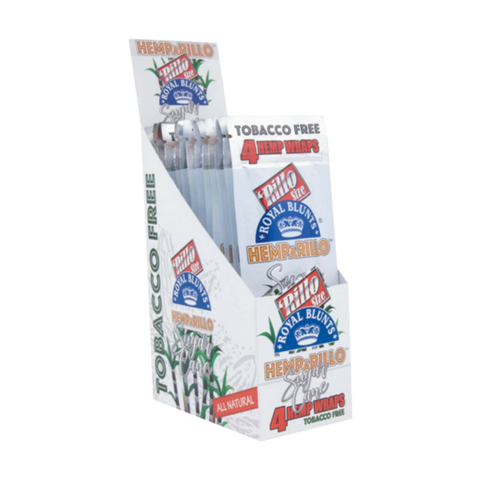 Royal Blunts Royal Blunts Hemparillo - Sugar Cane 15 x 4 stuks ~ 100% nicotine & tabaksvrij