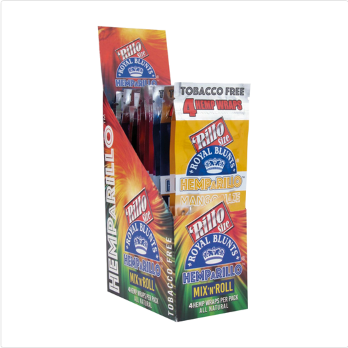 Royal Blunts Royal Blunts Hemparillo - Mix 'N' Roll 15 x 4 stuks ~ 100% nicotine & tabaksvrij