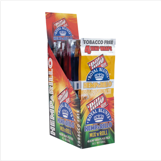 Royal Blunts Royal Blunts Hemparillo - Mix 'N' Roll 15 x 4 stuks afbeelding
