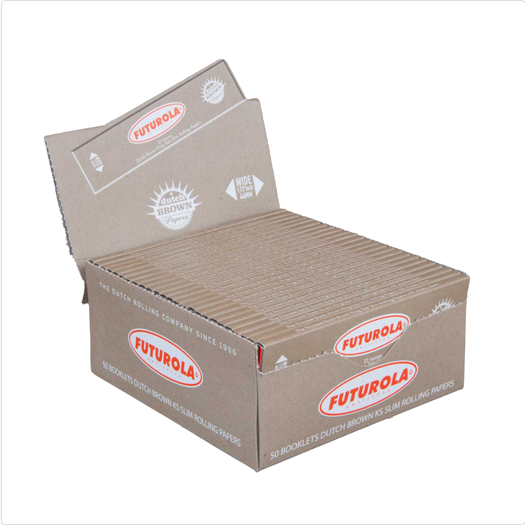 Futurola Futurola Brown Orange King Size Slim | 50 stuks afbeelding
