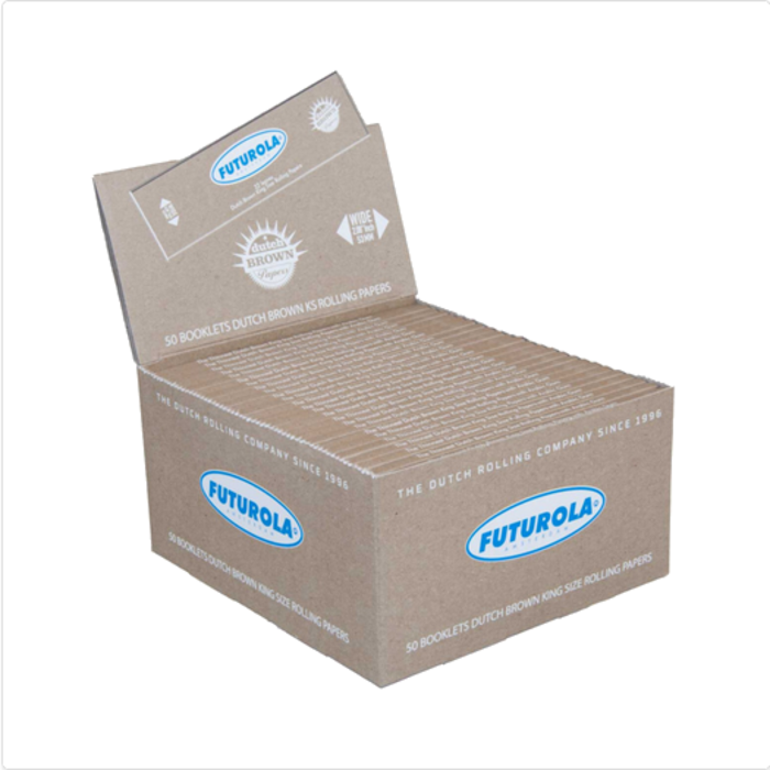 Futurola Futurola Brown Blue King Size - 50 pieces