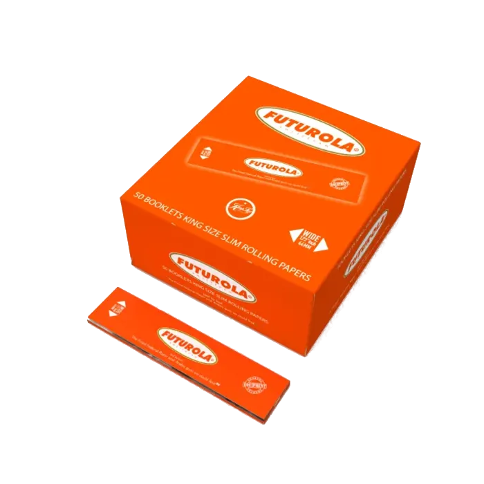 Futurola Futurola King Size Slim Orange | 50 stuks  vloeipapier