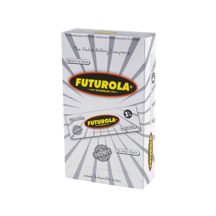 Futurola Futurola White Small Papers 1 1/4 - 25 pieces
