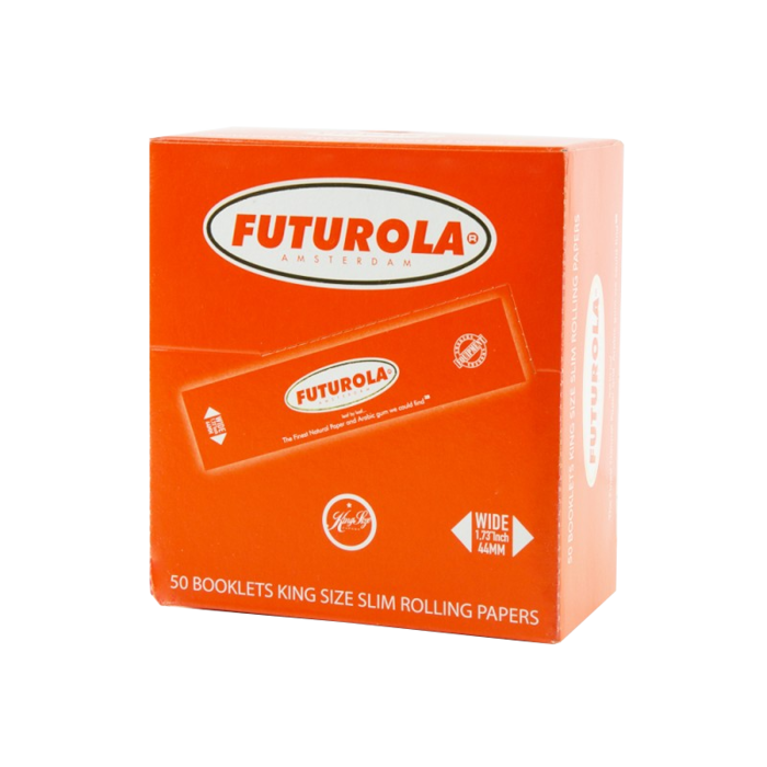 Futurola Futurola King Size Slim Orange | 50 stuks  vloeipapier