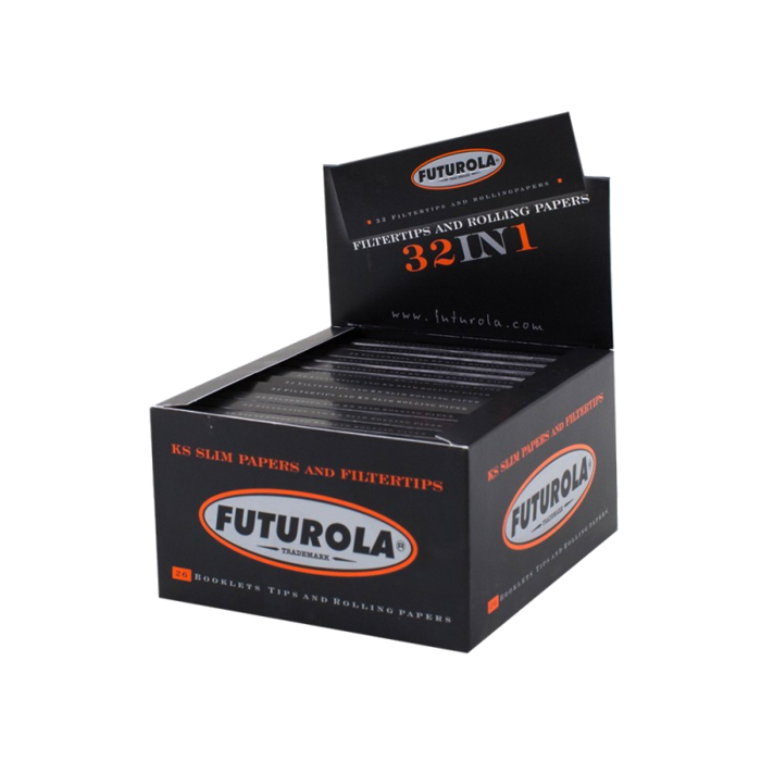 Futurola Futurola King Size Slim Orange | 2 in 1 - 26 pieces ~ Papers + Tips