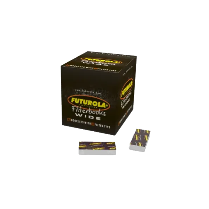 Futurola Futurola Filterbooks Wide | 80 x 50 stuks | Filter Tips