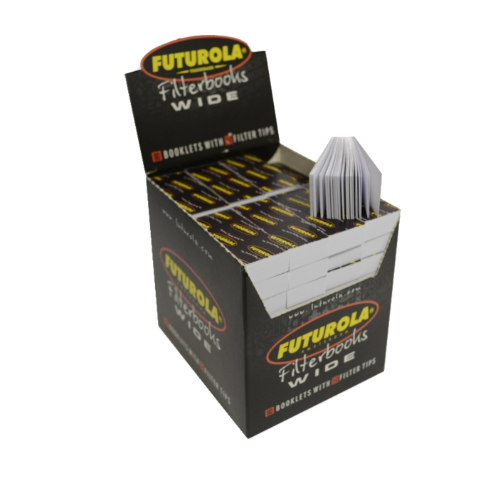 Futurola Futurola Filterbooks Wide | 80 x 50 stuks | Filter Tips