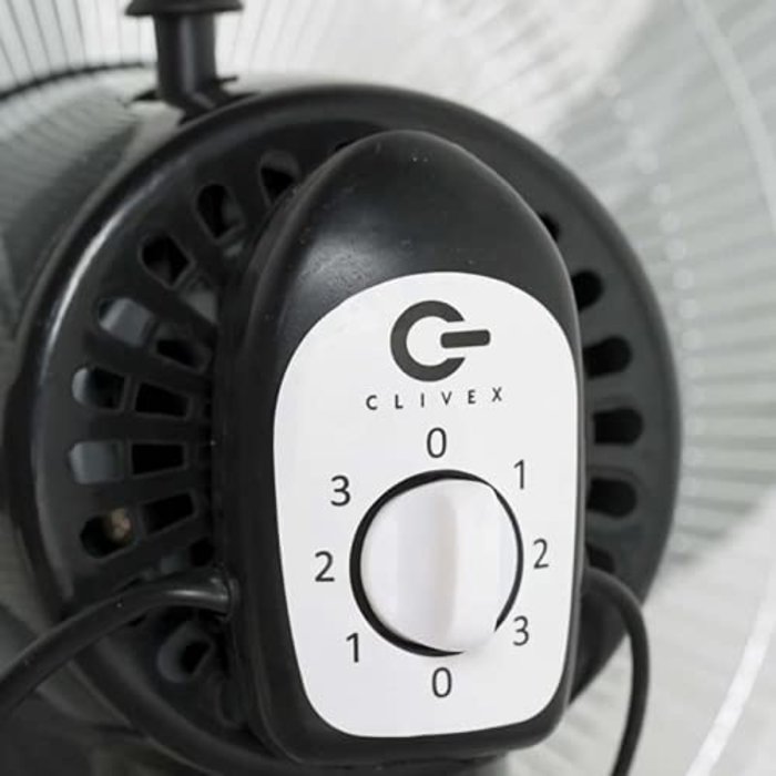 Clivex Clivex Master Ventilator ~ 3-in-1 Wand/Staand/Vloer fan | 75W | 45cm