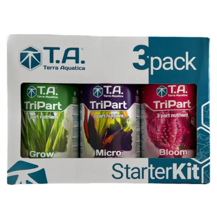 Terra Aquatica (T.A) ~ GHE Terra Aquatica - TriPack TriPart (Grow, Bloom, Micro)  ~ Starterspakket (3-Pack)