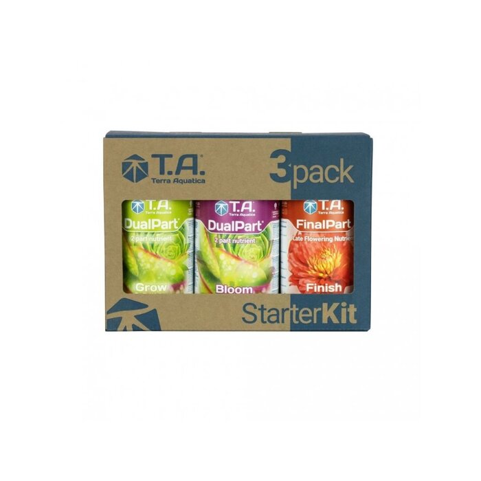 Terra Aquatica (T.A) ~ GHE Terra Aquatica - TriPack DualPart (Grow, Bloom, FinalPart) ~ Starter Pack (3-Pack)