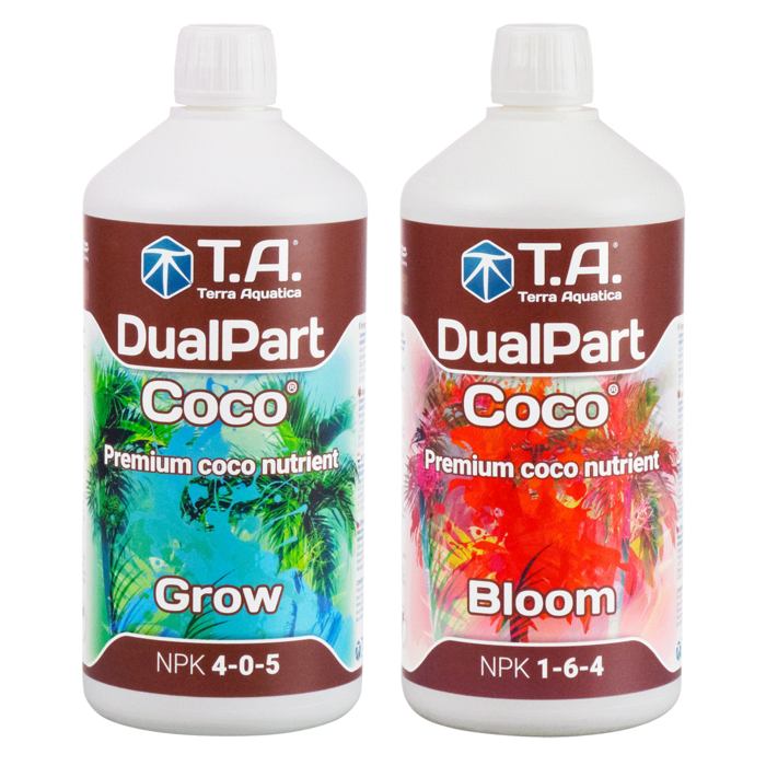 Terra Aquatica (T.A) ~ GHE Terra Aquatica - TriPack DualPart Coco (Grow, Bloom, FinalPart) | Starter Pack (3-Pack)