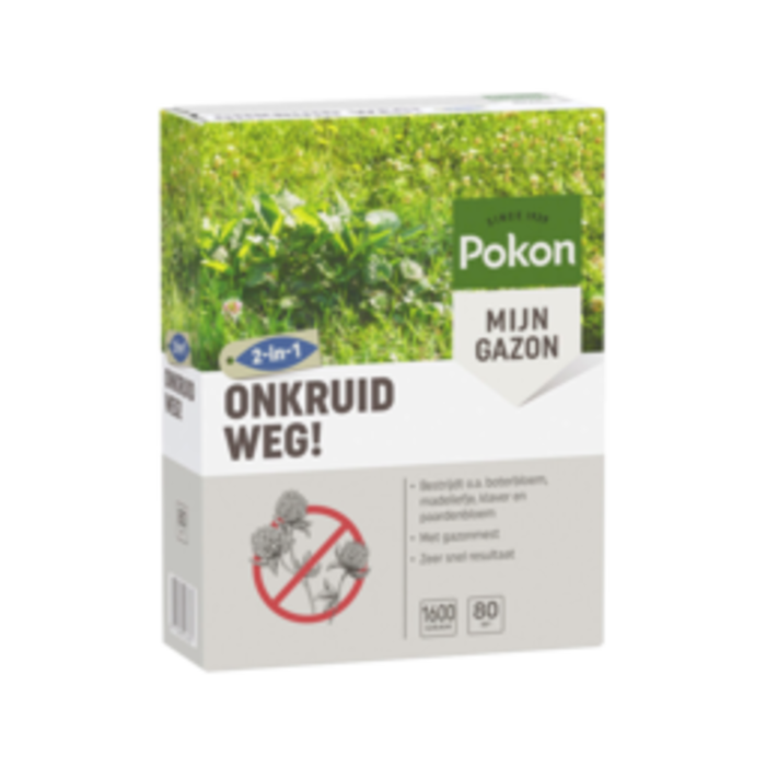 Pokon Pokon Onkruid Weg! De oplossing voor een onkruidvrij gazon