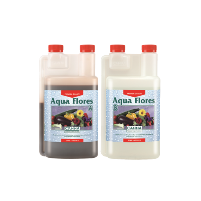 Canna Canna Aqua Flores A & B ~ Recirculating Hydro System Base Plant Nutrition