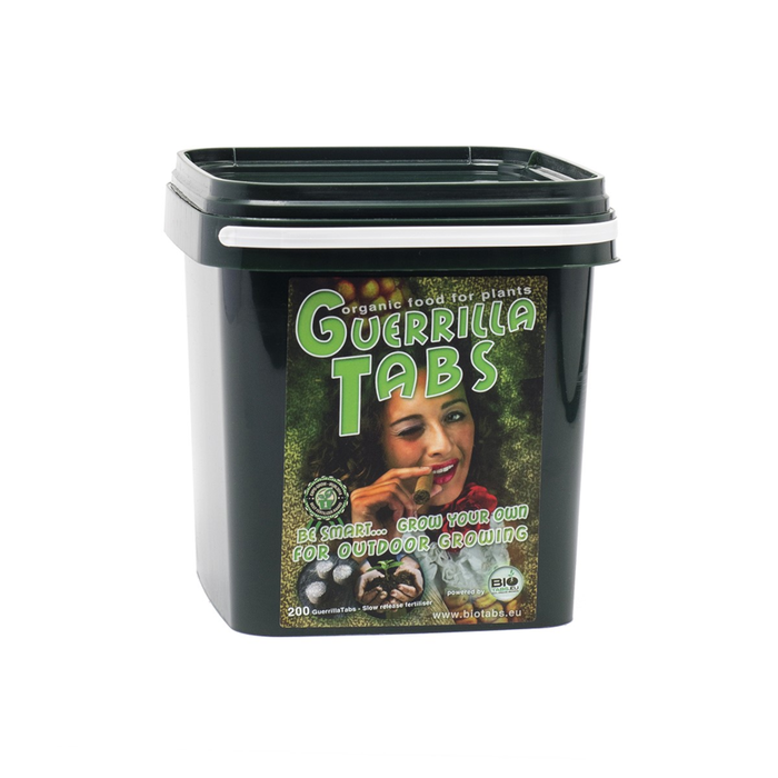 BioTabs GuerrillaTabs | Biologische meststof tabletten voor in het veld