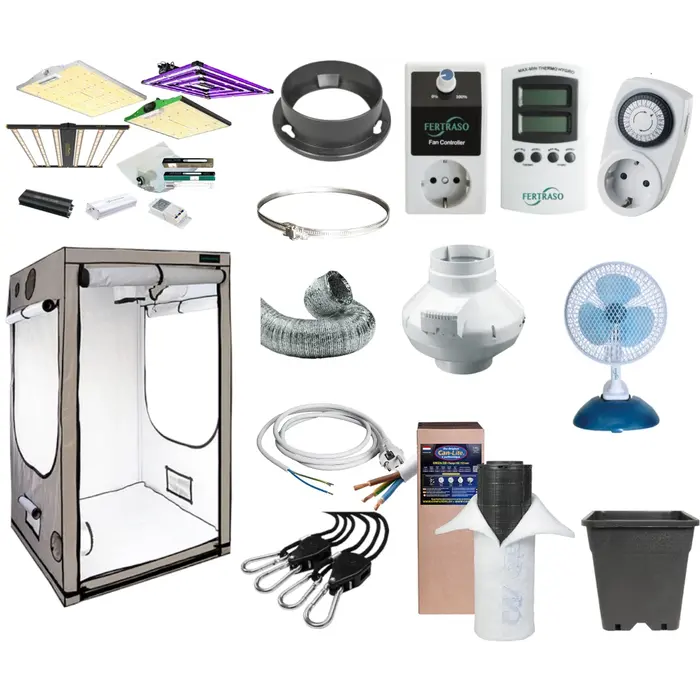 EU EU Home Grow Box -100x100x200cm | Complete grow tent + HPS / LED Grow light