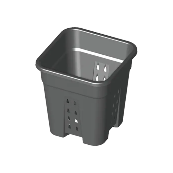 Pot square with holes
