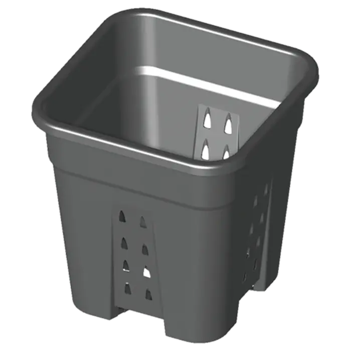 Pot square with holes