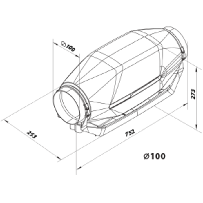 VENTS VENTS Stream & Stream EC - Duct fan