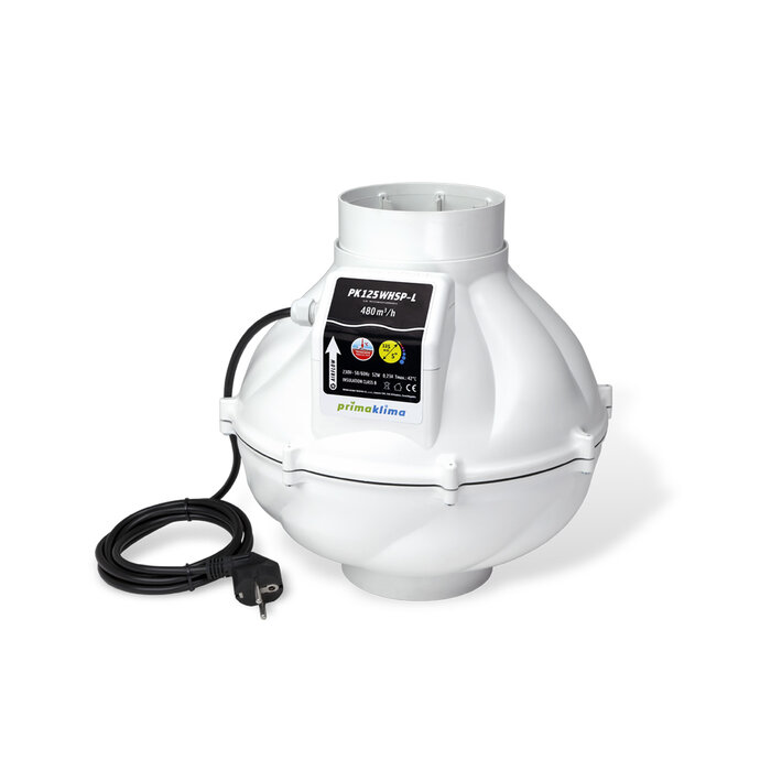 Prima Klima Prima Klima PK125 WHISPERBLOWER - Buisventilator