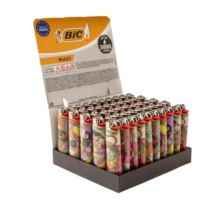 BIC BIC Display Maxi Masks 50 Stuks - Aanstekers