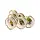Glass Leafs Ø 8.5cm 6 Stuks - Asbak
