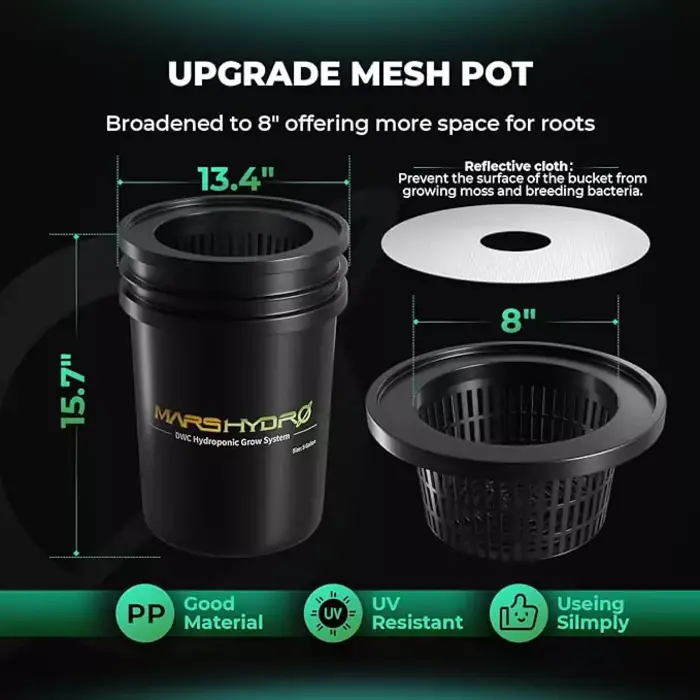 Mars Hydro Mars Hydro DWC-2PC-SET - Irrigatie Set