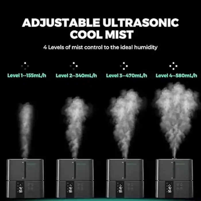 Mars Hydro Mars Hydro Ultrasonic Cool Mist - Luchtbevochtiger