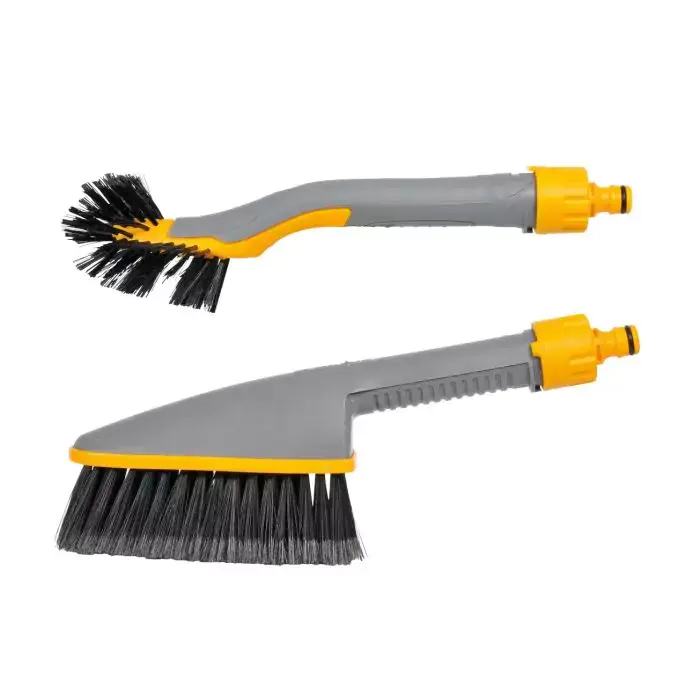 Hozelock The Hozelock Twin Pack Car Wash & Wheel Brush