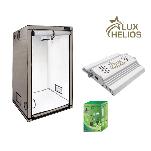 EU EU Home Complete Grow Box 60x60x160cm Lux Helios LED 100W