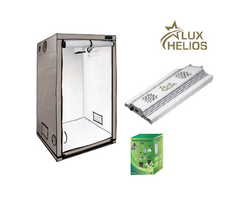 EU EU Home Complete Grow Box - 60x160x160cm + Lux Helios LED 200W