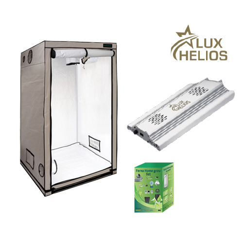 EU EU Home Complete Grow Box 60x60x160cm Lux Helios LED 200W