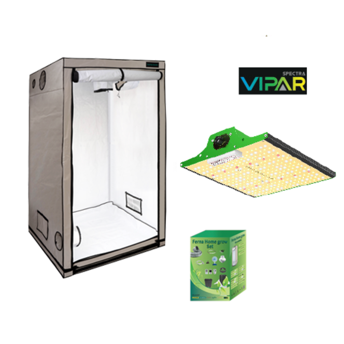 EU Home Complete Grow Box - 60x60x160cm + Vipar LED 100W + P600