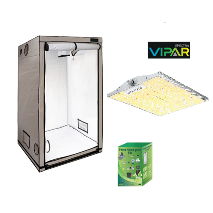 EU Home Complete Grow Box - 60x60x160cm + Vipar LED 100W + XS1000