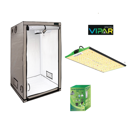 EU Home Complete Grow Box - 80x80x180cm + Vipar LED 250W + P2000