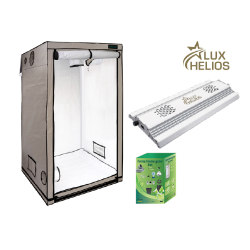 EU Home Complete Grow Box - 80x80x180cm + Lux Helios LED 300W