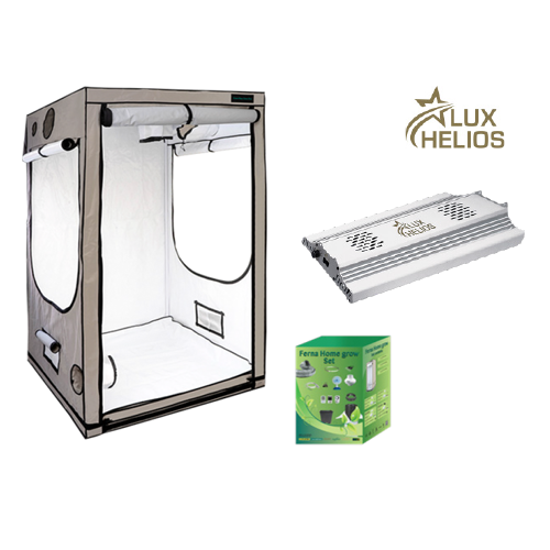 EU EU Home Complete Grow Box 100x100x200cm Lux Helios LED 200W