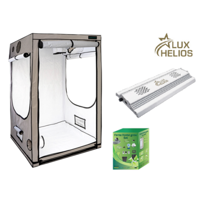 EU Home Complete Grow Box - 100x100x200cm + Lux Helios LED 300W