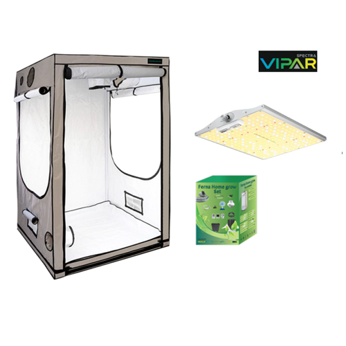 EU Home Complete Grow Box - 100x100x200cm + Vipar LED 100W + XS1000 afbeelding