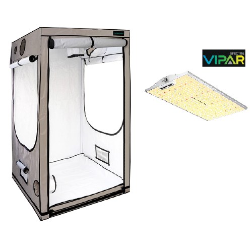 EU Home Complete Grow Box - 120x120x200cm + Vipar LED 150W + XS1500